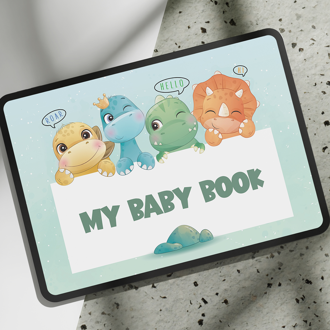 Baby Book - My Little Dino