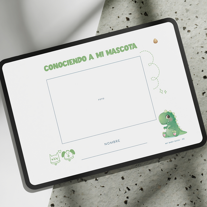 Baby Book - My Little Dino